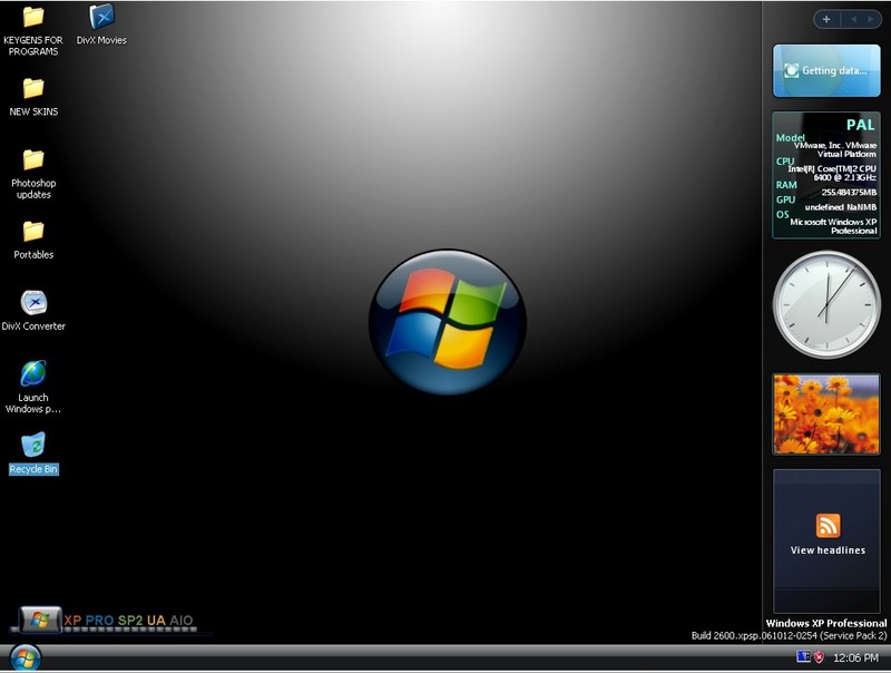 تحميل نسخة وندوز إكس بي السوداء الأروع Windows XP Pro SP3 Black Edition بتحديثات شهر يوليو